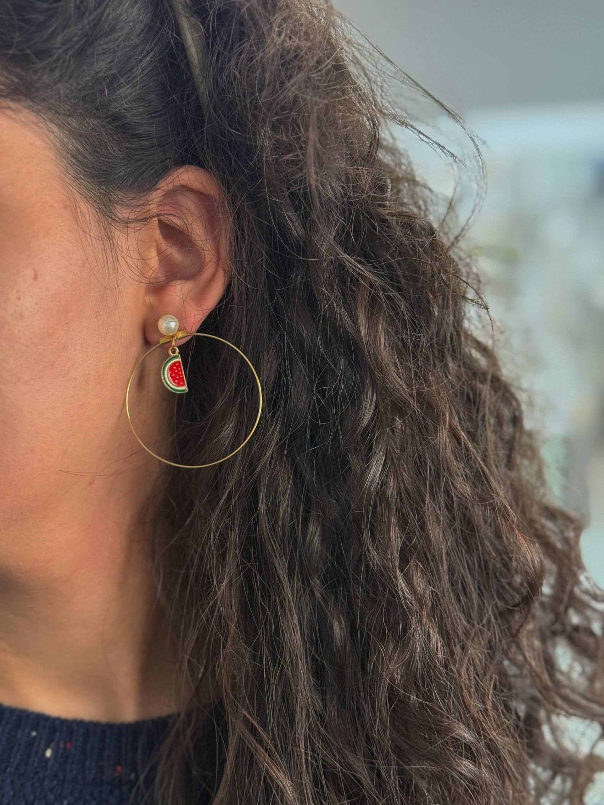 گوشواره هندوانه یلدایی